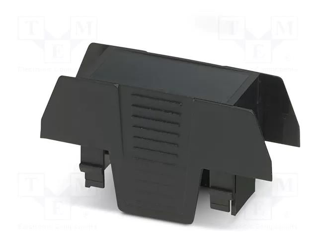 Cover; for enclosures; UL94HB; EH 22,5 FLAT; ABS; black; 22.5mm PHOENIX CONTACT PH-2201456