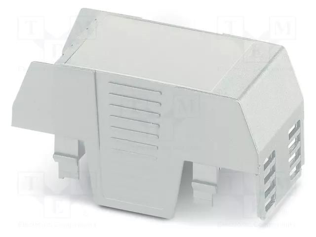 Cover; for enclosures; UL94HB; EH 35 FLAT; ABS; grey; 35mm PHOENIX CONTACT PH-2201820