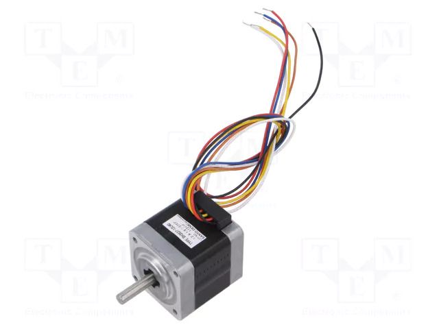 Motor: DC; 2-phase,stepper,unipolar; 24VDC; step 1,8°; 0.15Nm SANYO DENKI SH3537-12U40