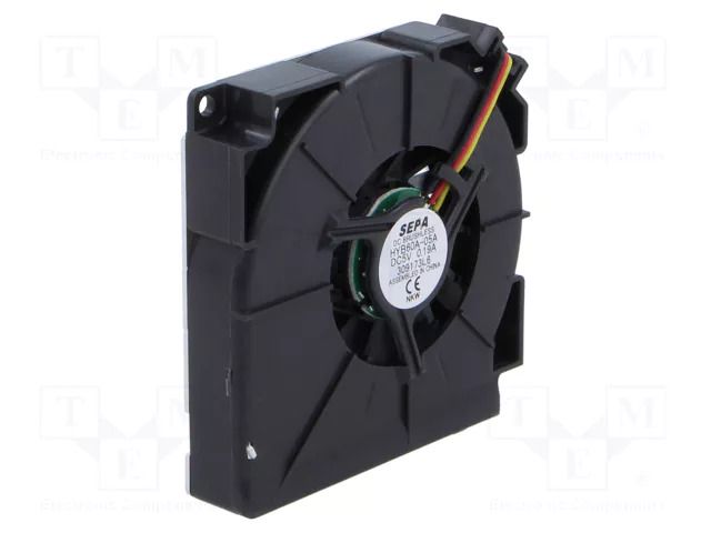 Fan: DC; blower; 5VDC; 59.5x59.5x12.5mm; 7.8m3/h; 33dBA; ball SEPA Europe GMBH HYB60A05A-003