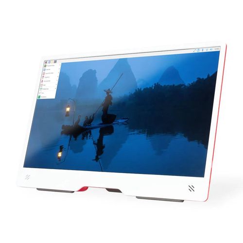 Raspberry Pi Monitor - 15,6'' 1920x1080px LCD IPS display HDMI + USB - red-white RPI-25728 5056561804163