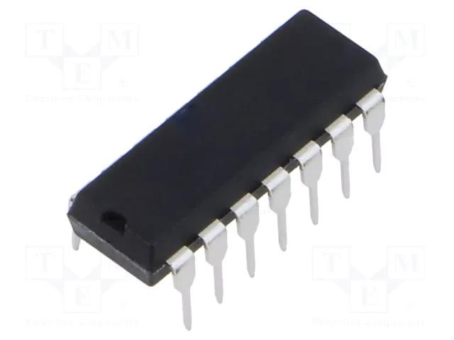 IC: digital; inverter; NOT; Ch: 6; IN: 1; THT; DIP14; 2÷6VDC; -40÷85°C TAEJIN TECHNOLOGY / HTC Korea 74HC04N-TT
