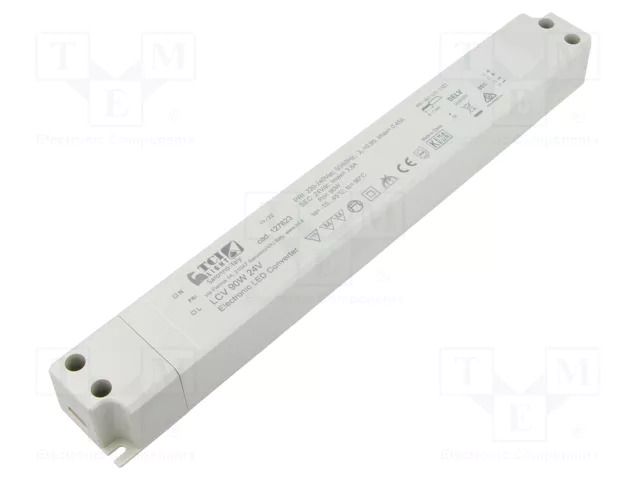 Power supply: switching; LED; 24VDC; 3.75A; 220÷240VAC; IP20; OUT: 1 TCI 127823