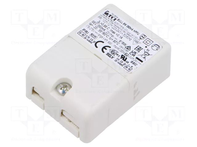 Power supply: switching; LED; 2÷23VDC; 350mA; IP20; 68x22x41mm TCI 141132