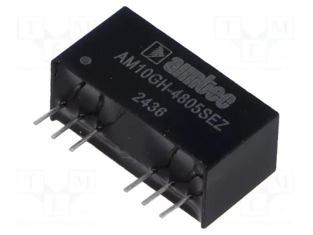Converter: DC/DC; 10W; Uin: 18÷75VDC; Uout: 5VDC; Iout: 1600mA; SIP8 AIMTEC AM10GH-4805SEZ