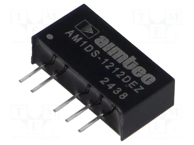 Converter: DC/DC; 1W; Uin: 9.6÷14.4VDC; Uout: 12VDC; Uout2: -12VDC AIMTEC AM1DS-1212DEZ