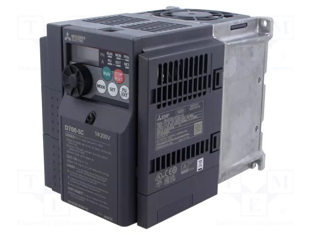 Automation module: Inverter; Max motor power: 1.5kW; 7A; IP20 MITSUBISHI ELECTRIC FR-D720S-070SC-EC