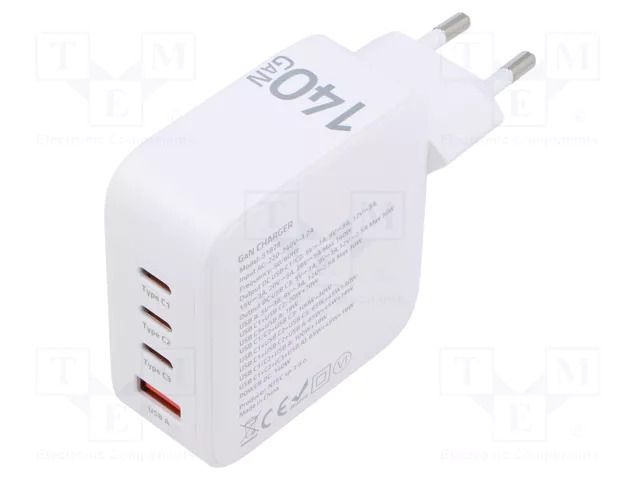 Power supply: switching; mains,plug-in,charger; 5÷20VDC; 5A; 140W QOLTEC ZSI-51828