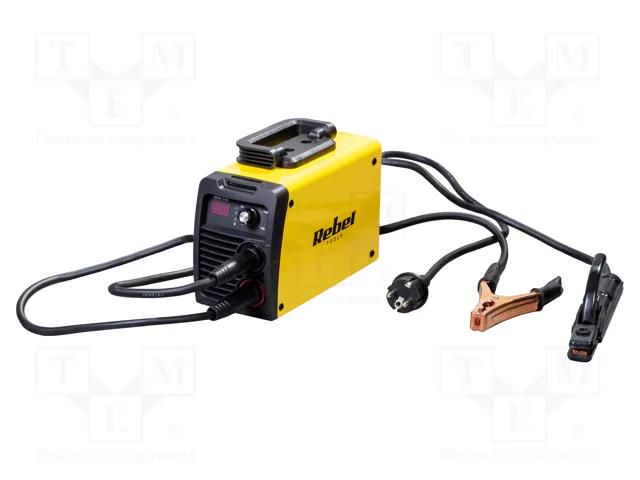 Inverter welder; 230VAC; 26.8A; MMA; IP21S; Efficiency: 85%; 80V Rebel RB-1040