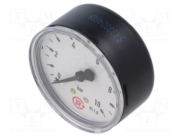 Manometer; 0÷10bar; G 1/8",rear connection; 40mm; Temp: -20÷60°C PNEUMAT 110.76