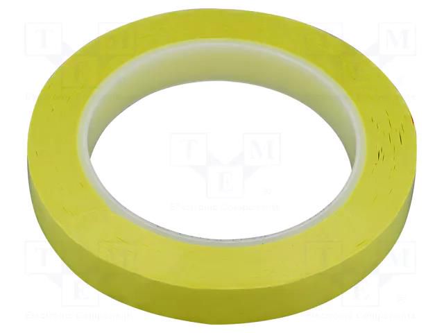 Tape: electrical insulating; W: 15mm; L: 66m; Thk: 0.063mm; yellow 3M 3M-1350F-1-15