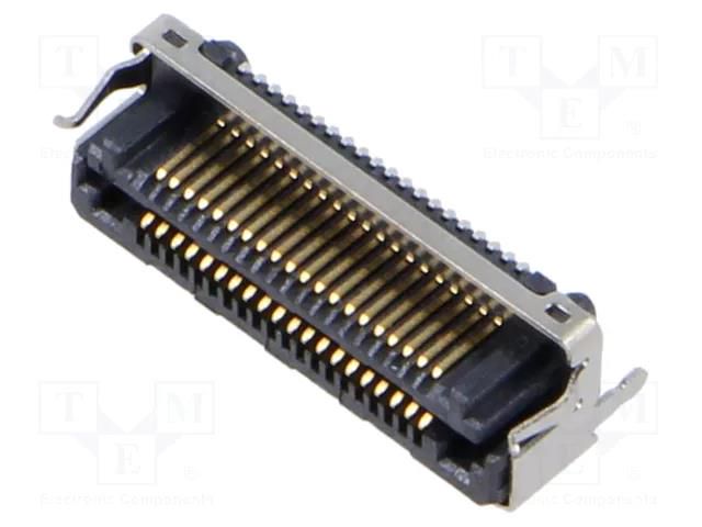 Connector: PCB to PCB; hermaphrodite; PIN: 40; 0.5mm; LSHM; SMT SAMTEC LSHM12002.5LDVASTR