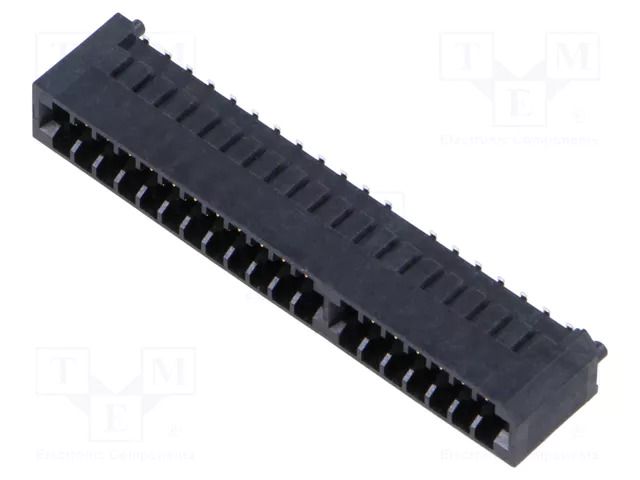 Connector: card edge; PIN: 40; SMT; on PCBs; 1mm SAMTEC MEC2-20-01-L-DV-K