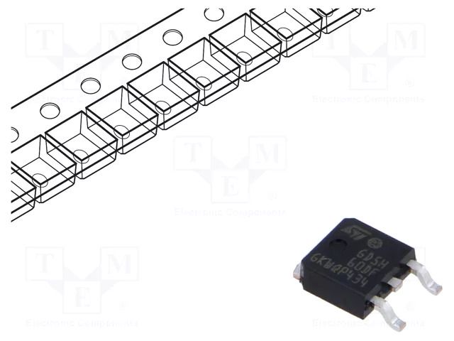 Transistor: IGBT; 600V; 5A; 83W; DPAK STMicroelectronics STGD5H60DF