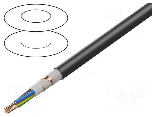 Wire; N2XCH; 21x1.5mm2; wire; Cu; LSZH; black; 600V,1000V HELUKABEL N2XCH-21X1.5/6