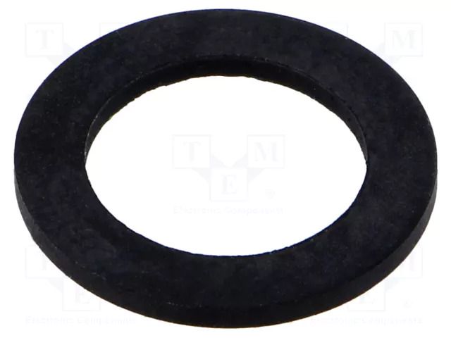 Gasket; CR caoutchouc; Thk: 1.5mm; Øint: 10.3mm; M12; black TE Connectivity 1SNG609001R0000