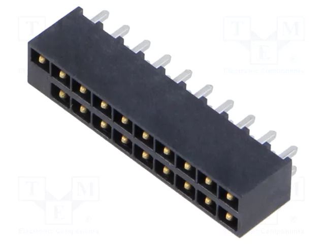 Connector: PCB-cable/PCB; socket; male; PIN: 19; miniMATE; straight SAMTEC IPT1-110-01-S-D-PL