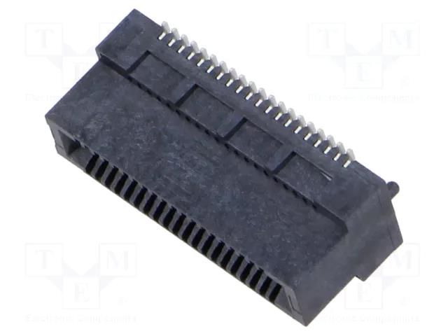 Connector: card edge; PIN: 40; SMT; on PCBs; 0.8mm SAMTEC MEC8-120-02-L-DV-A