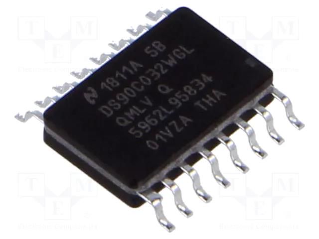 IC: interface; line interface,line receiver; CMOS,TTL; LVDS; SMD TEXAS INSTRUMENTS DS90C032WGLQMLV