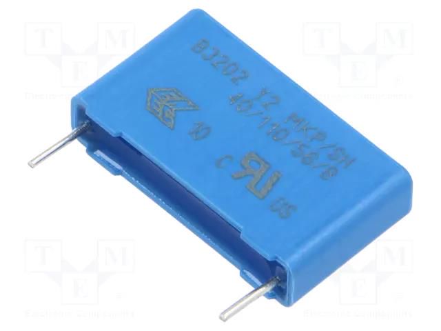 Capacitor: polypropylene; Y2; 47nF; 300VAC; 26.5x15x6mm; THT; ±20% EPCOS B32023A3473M000