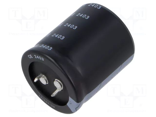 Capacitor: electrolytic; SNAP-IN; 10000uF; 50VDC; Ø35x40mm; ±20% AISHI ELH1HM103R40KT