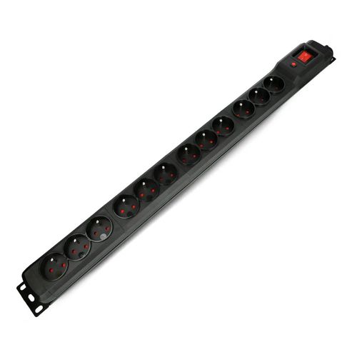 Power strip with protection Arcon Multi M12 black - 12 sockets - 5 m AAC-18593 5904722197978