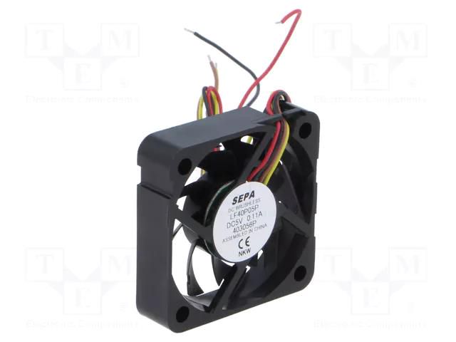 Fan: DC; axial; 5VDC; 40x40x10mm; 13.8m3/h; 28dBA; MagFix; 7500rpm SEPA Europe GMBH LF40P05PSE00A