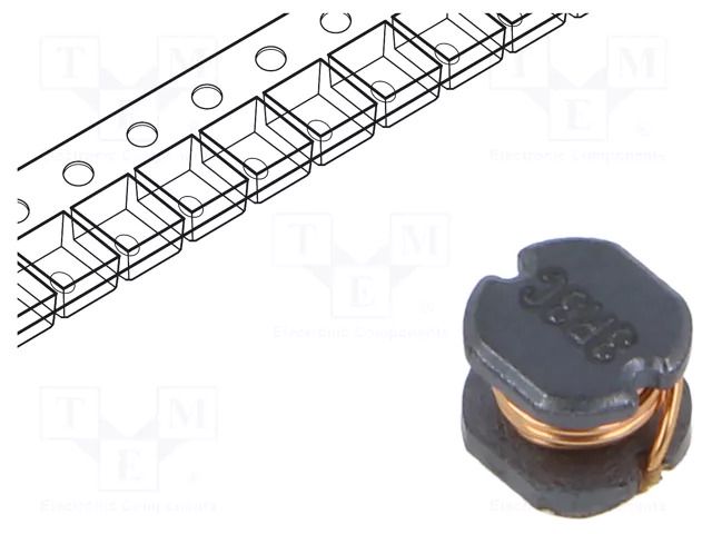 Inductor: wire; SMD; 470uH; 420mA; 1.48Ω; 2600; Ø10x5.4mm; -40÷85°C MURATA 26471C