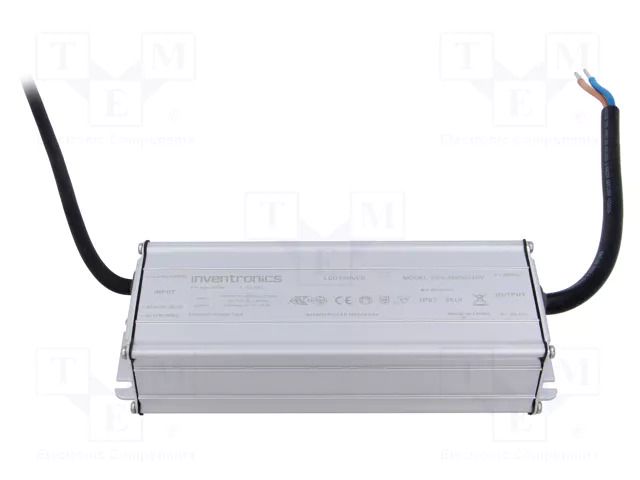 Power supply: switching; LED; 200W; 24VDC; 8.4A; 176÷305VAC; IP67 INVENTRONICS EBV-200S024SV
