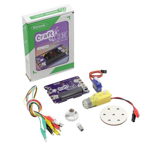 Craft and Code - electronic components kit for BBC micro:bit - Kitronik 56132 KTR-26207 5061030940273