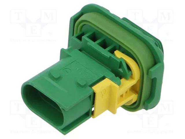 Connector: automotive; socket; male; MCP 2.8; 60V; PIN: 2; IP67 TE Connectivity 3-1703841-1