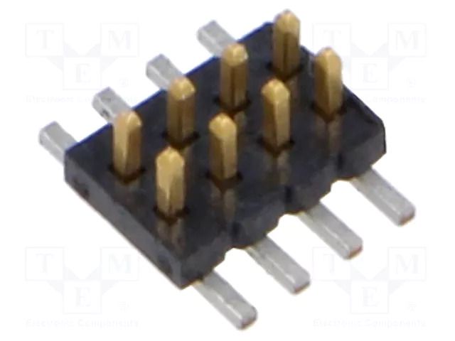 Connector: pin strips; socket; male; PIN: 8; vertical; SMT; 1.27mm SAMTEC FTS-104-03-F-DV-TR
