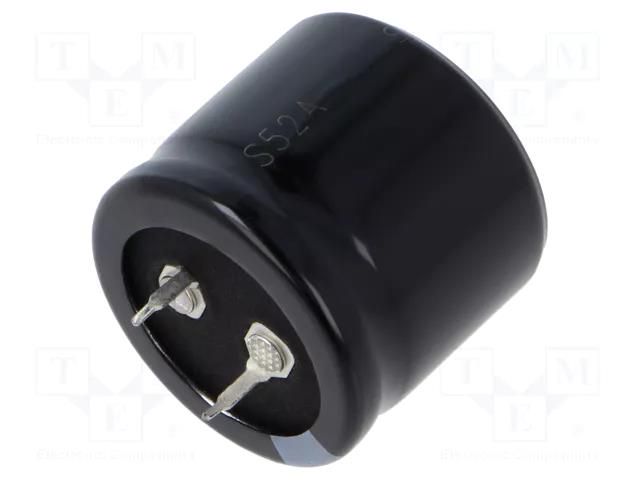 Capacitor: electrolytic; SNAP-IN; 220uF; 400VDC; Ø30x25mm; ±20% SAMWHA HL2G227M30025HA