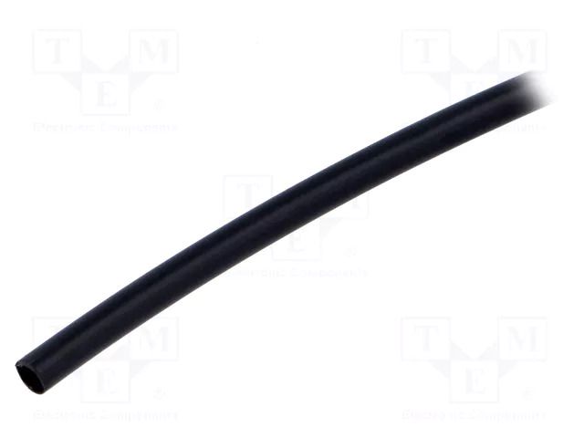 Heat shrink sleeve; glued; 4: 1; 4mm; black; polyolefine; reel; ATUM TE Connectivity ATUM-4/1-0-SP