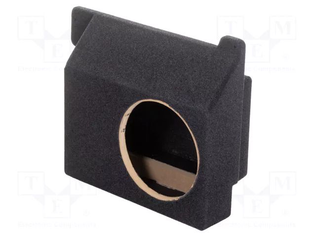 Car loudspeaker enclosure; MDF; black melange; 250mm; Toyota; 17l BASSER OBGL.TOYOTA.10