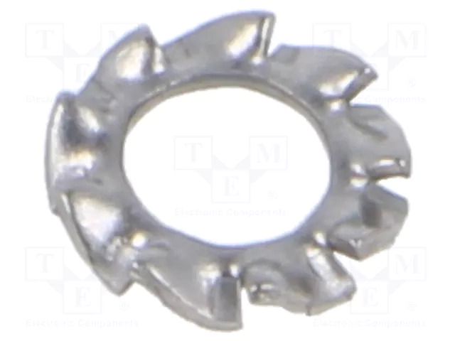 Washer; round; D=6mm; A2 stainless steel; DIN 6798A; BN 675 BOSSARD B3/BN675