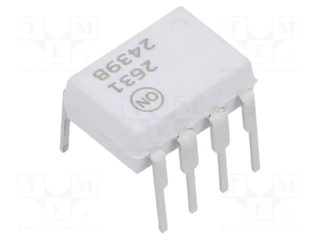 Optocoupler; THT; Ch: 2; OUT: logic; Uinsul: 5kV; 10Mbps; DIP8 ONSEMI HCPL2631M