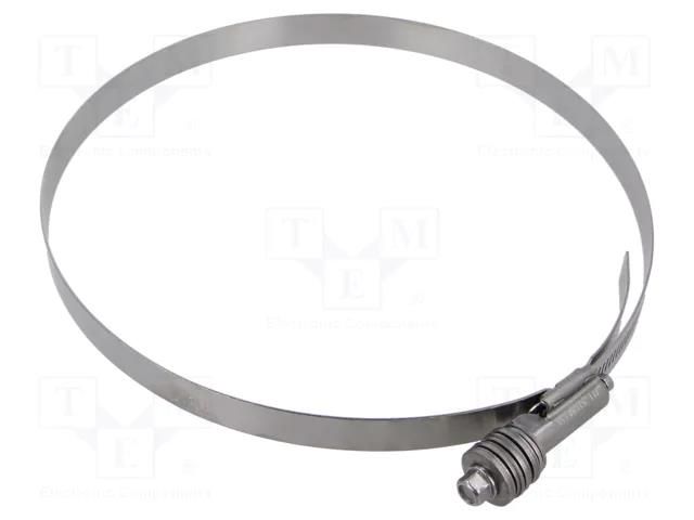 Worm gear clamp; walk-in coolers; W: 16mm; Clamping: 210÷232mm MPC INDUSTRIES FG16W3210232