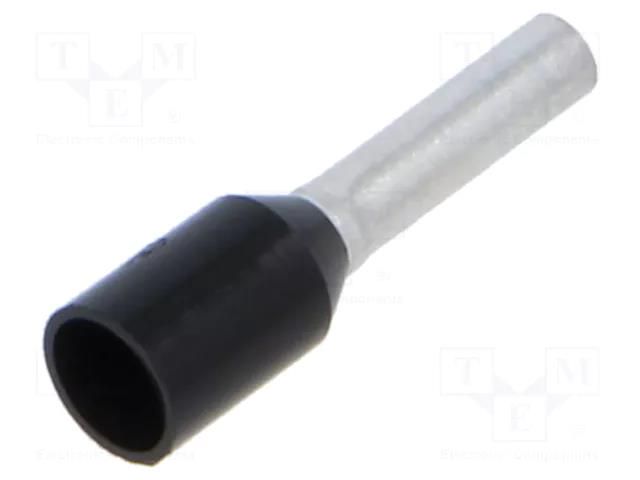 Tip: bootlace ferrule; insulated; copper; 1.5mm2; 8mm; tinned PHOENIX CONTACT AI1.5-8BK