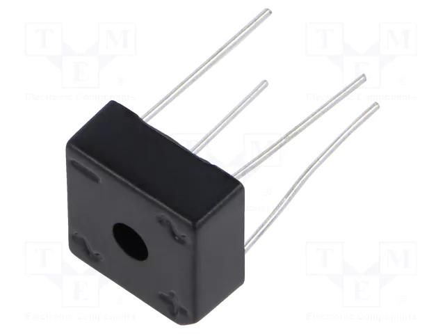Bridge rectifier: single-phase; Urmax: 1kV; If: 3A; Ifsm: 50A; BR-3 DC COMPONENTS BR310-DC
