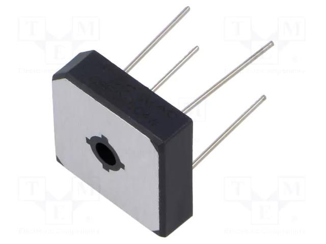 Bridge rectifier: single-phase; Urmax: 400V; If: 15A; Ifsm: 300A DC COMPONENTS GBPC1504W-DC