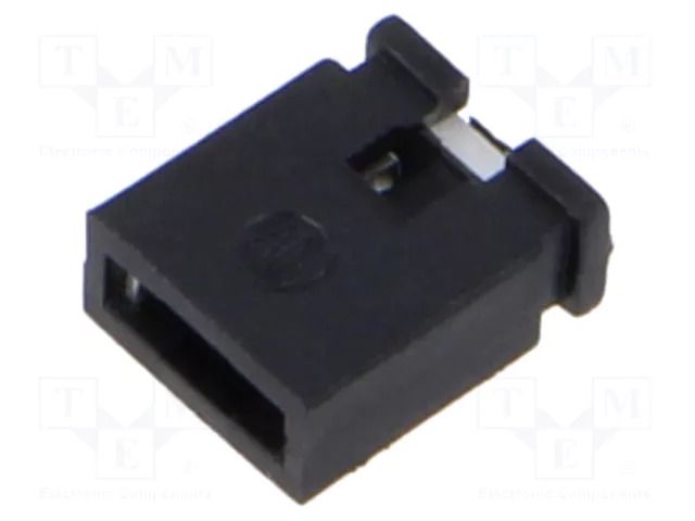 Connector: pin strips; jumper; female; PIN: 2; straight; 2.54mm; 1x2 SAMTEC SNT-100-BK-T