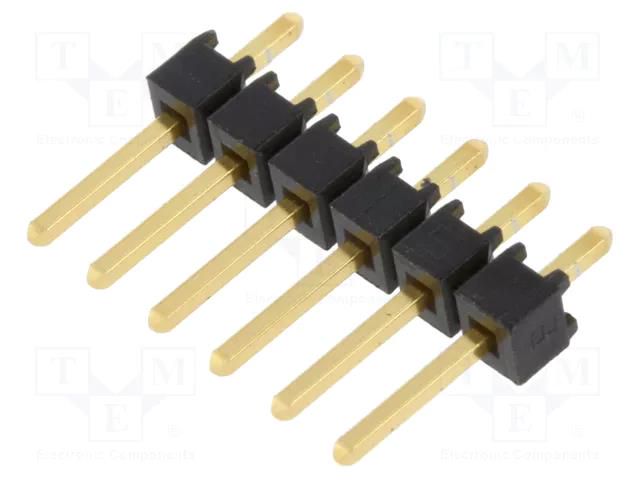 Connector: pin strips; pin header; male; PIN: 6; straight; THT; 1x6 SAMTEC TSW-106-07-G-S