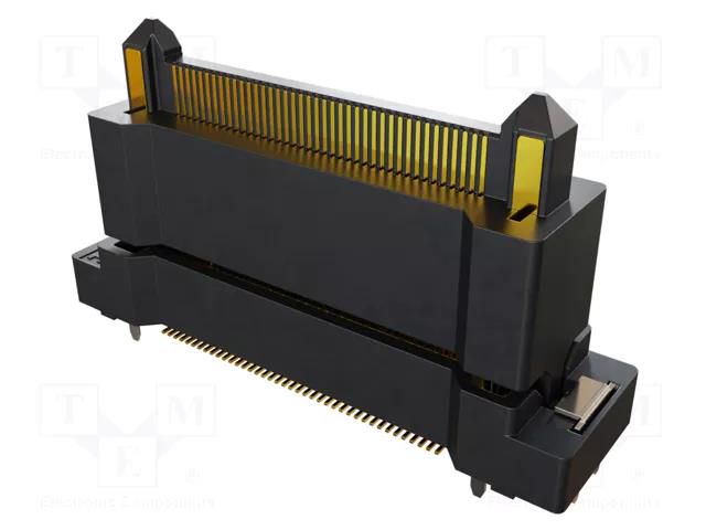 Connector: PCB to PCB; male; PIN: 84(4+80); FLECTO; vertical; 0.5mm HARWIN F11-20108042R