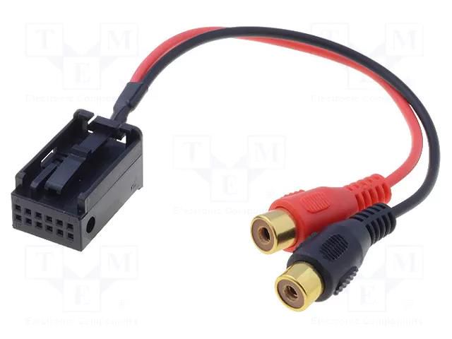 Aux adapter; RCA; Opel 4CARMEDIA AUX-OPEL.02