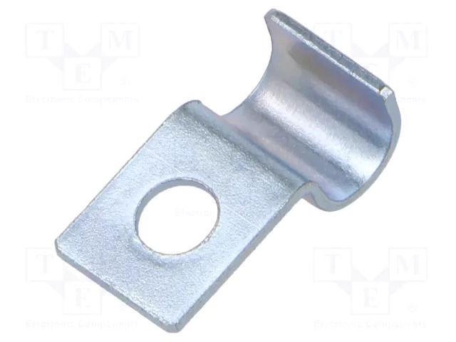 Screw mounted clamp; 6mm; zinc plated steel; Cable P-clips RITTAL RITTAL-2367060