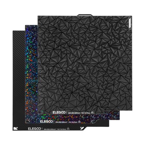 Set of double-sided magnetic build plate for Elegoo Centauri Carbon/Centauri 3D printers - 3pcs. - 256x256mm ELG-26913 5904422388164