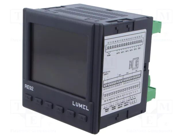 Module: dual channel regulator; IN 3: 0/4÷20mA; on panel; RE92 LUMEL RE92-1111100M0