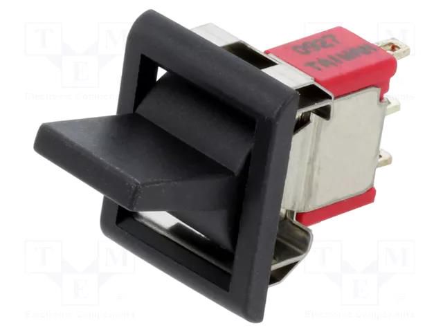 ROCKER; SPDT; Pos: 2; ON-ON; 2A/250VAC; 5A/28VDC; black; none TE Connectivity 3-1571986-6