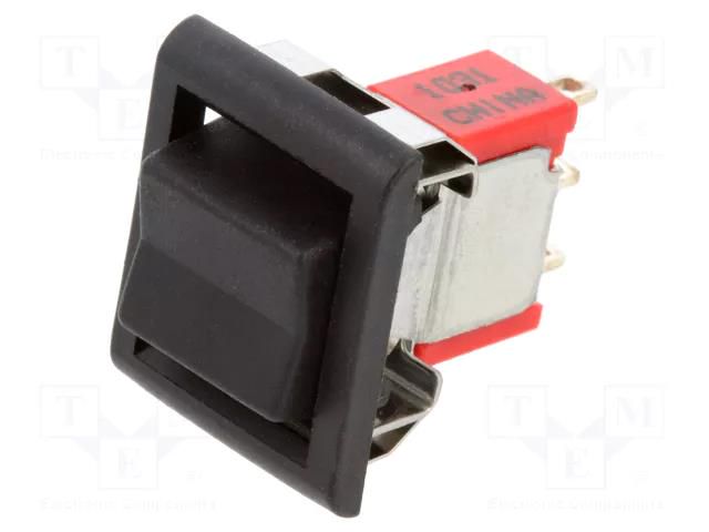 ROCKER; SP3T; Pos: 3; (ON)-OFF-(ON); 5A/125VAC; 5A/28VDC; none TE Connectivity 6-1571986-1